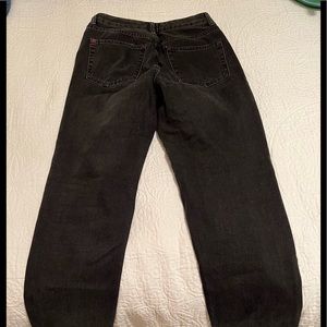 Black denim BDG mom jeans